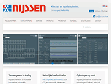 Tablet Screenshot of nijssen.com